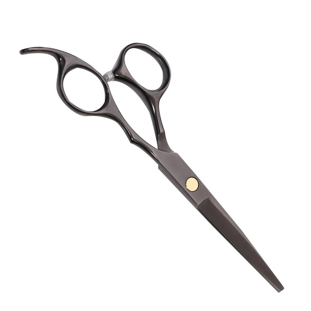 Профессиональные ножницы для стрижки волос с пользовательским логотипом Amazon оптовые цены ручка из нержавеющей стали и прямой кончик лезвия