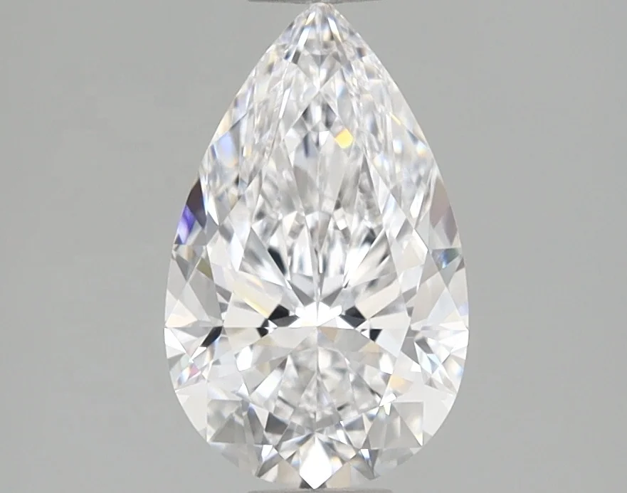 Pear Brilliant Cut Natural Diamond in VVS Clarity and DEF Color Available with Excellent Polish and Symmetry with GIA Certified