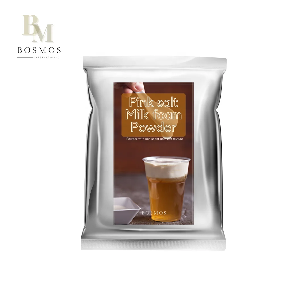 Bosmos_ Vanilla Milk Foam Powder 1kg- Best Taiwan Bubble Tea Supplier, Vanilla Milk Foam Powder