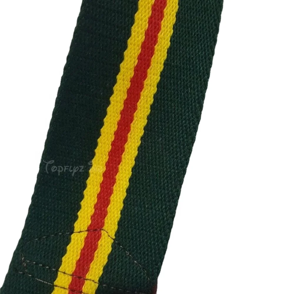 New Style Polyester Cotton Stable Military Belt Army  Military Uniform Police Uniform Made Cotton Wool 2 Buckle Leather Belt