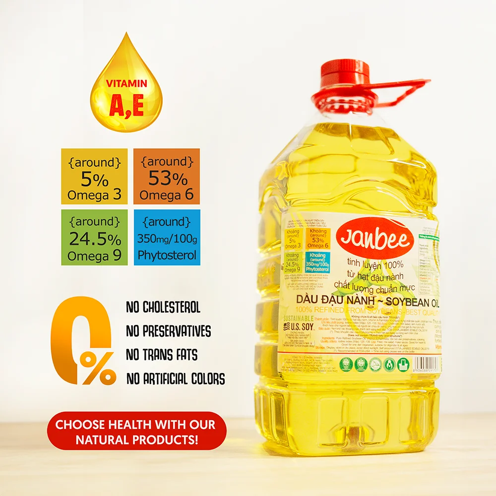 Cheap Refined Soybean Oil NO coloring, manufacturing machine top soy oil protein Vietnam