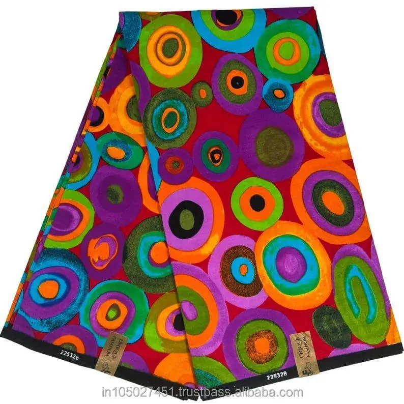 Hot Selling Ankara Cotton Fabric African Wax Print and Indonesian Batik Wholesale Stock Lot High Quality Textile Fabric