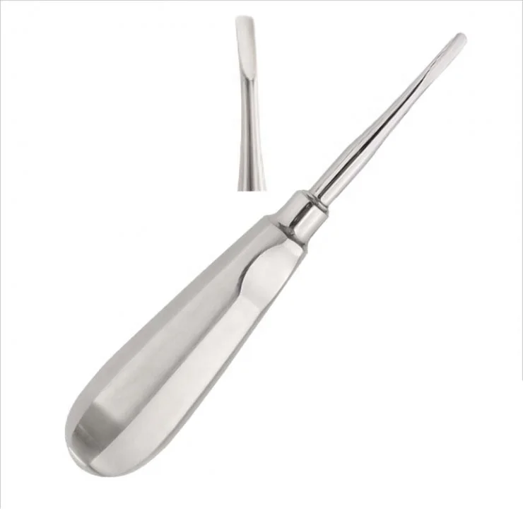 (straight) 4.5mm Dental Root Elevators-tooth Extraction Elevator Silver Durable PK Manual Customized Size Customer Request 50pcs