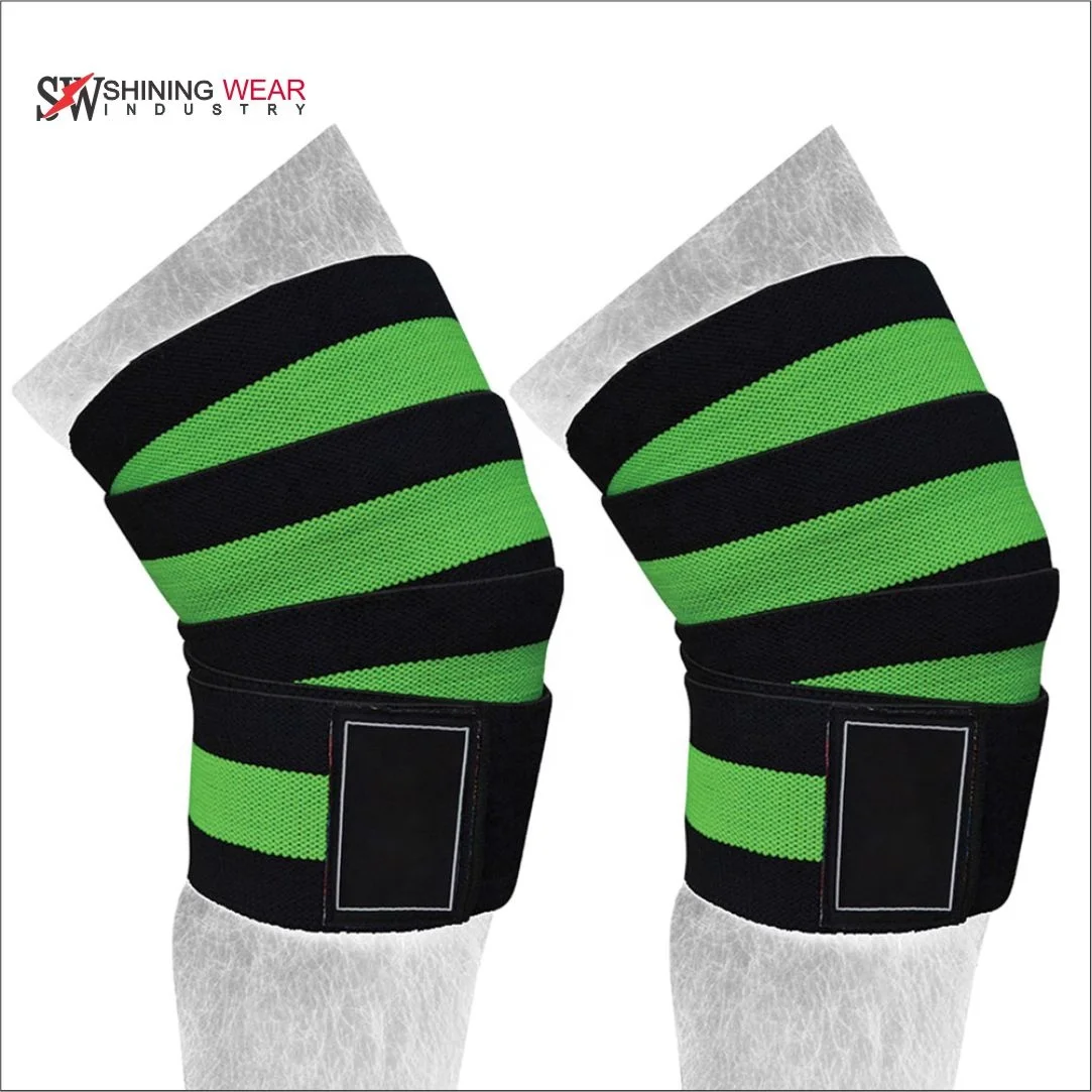  Индивидуальные цветные наколенники Powerlifting для тяжелой атлетики