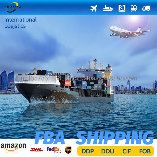 2023 Professional Logistics service Delivery to Amazon FBA LCL ships sea Freight agent shipping freight forwarder china to usa