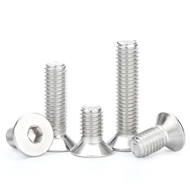 Manufacturer Wholesale DIN7991 Precision M1.6 Inox Flat Head Countersunk Hexagon Machine Screw