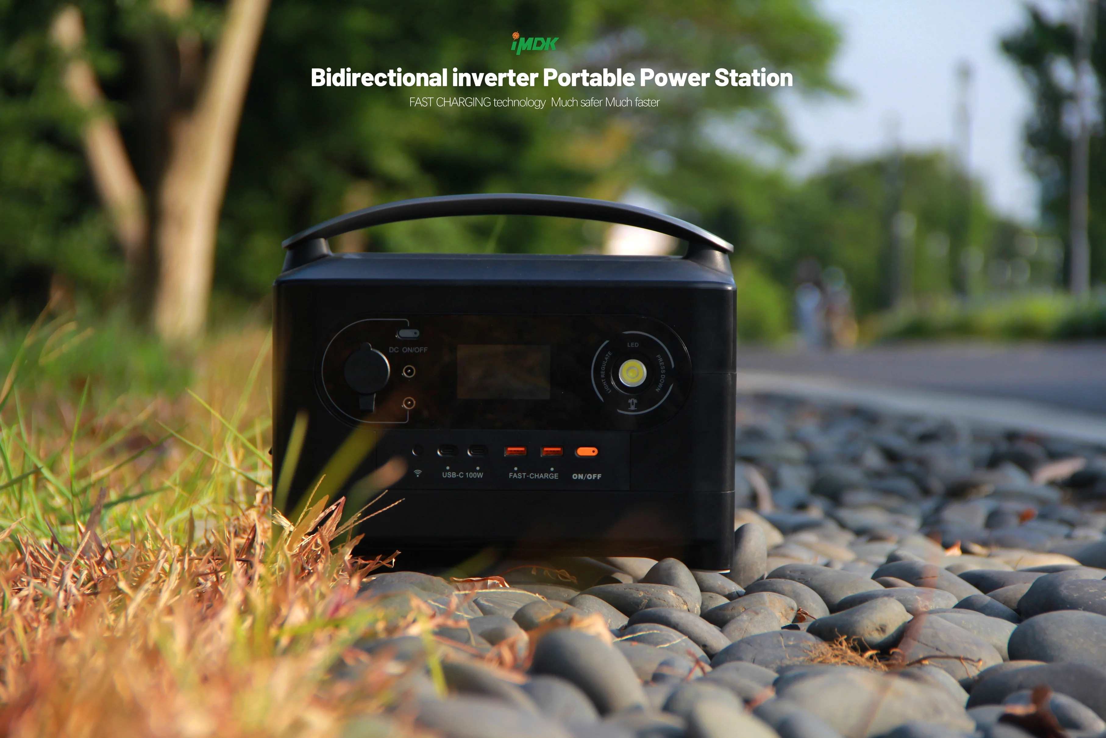 Portable Power Bank Station 700w SuperCharge Solar Panel Charge Input Emergency Portable Solar Power Station
