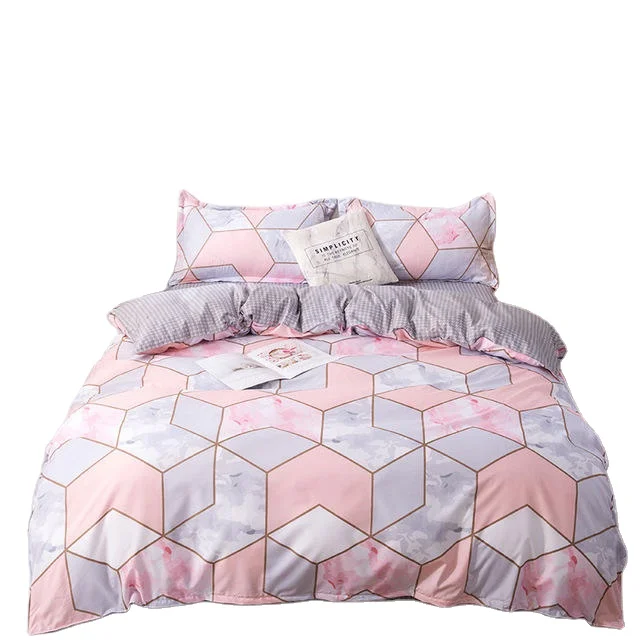 whole sale luxury 100% cotton bed sheets bedding sets Soft and comfortable Touch bed linen duvet cover sets Popular