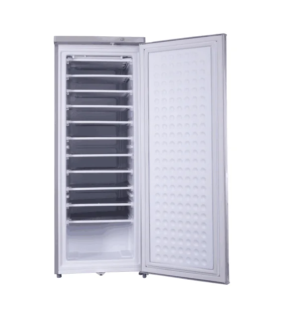 BD-198 198liter DC 24V  solar ice maker  commercial 60kg-70kg upright freezer