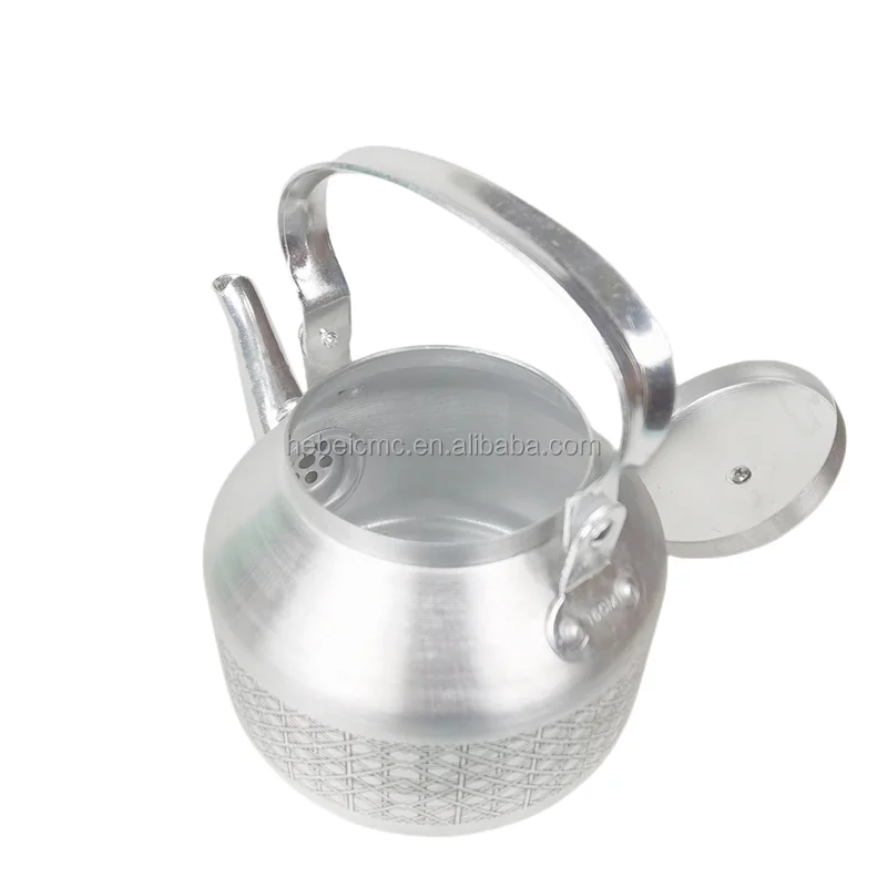 Metal Tea Pot For Stove Water Kettles Camping aluminium kettle traditional carved pattern