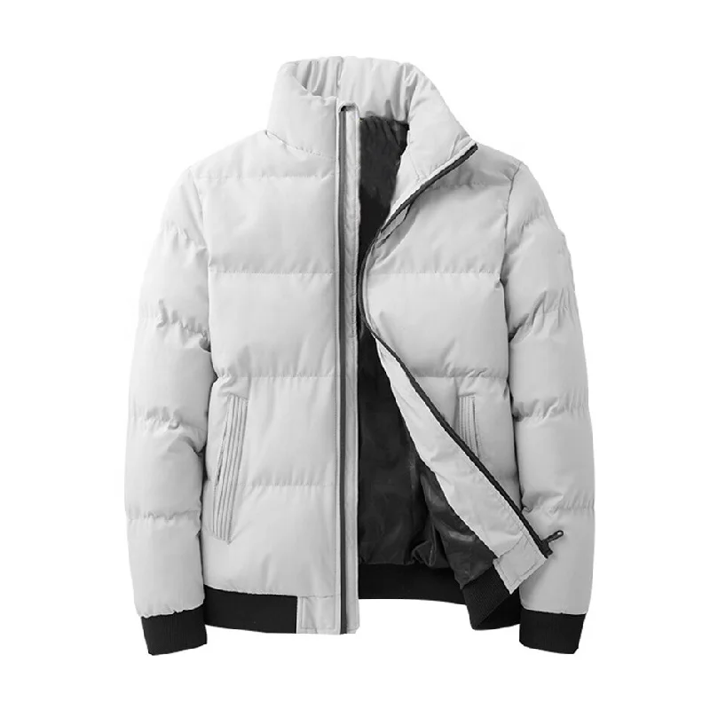 Mens Winter Jackets Coats Outerwear Clothing Decoded Hooded Puffer Black Puffer Jacket Men Thick Warm Male Coat