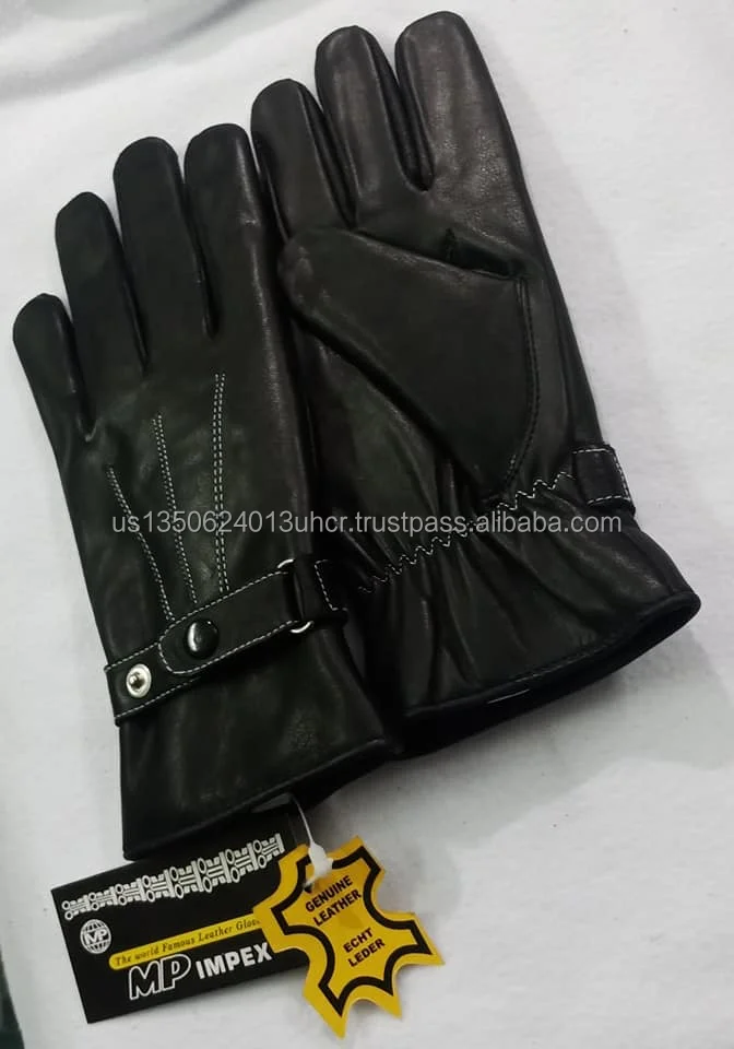 HAND-MADE Fashion leather Gloves Men women  Luxurious Gloves soft cowhide  Leather Winter Super Driving Glove