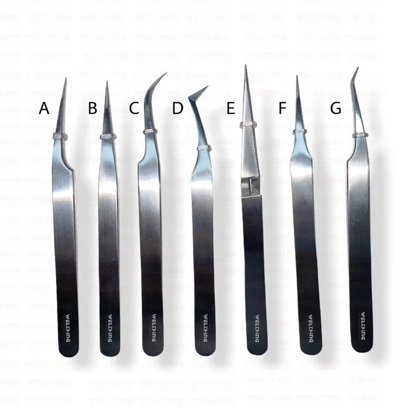 
90 Degree G1, 65 Degree G2 , 45 Degree G3 Volume Lash Tweezers With Your Logo . 
