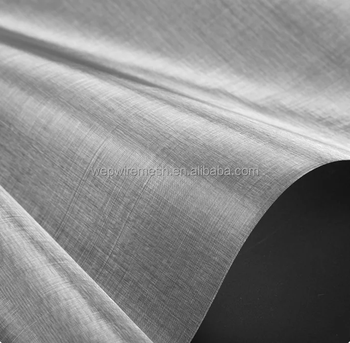 Plain Twill Dutch Woven Square Flat Stainless Steel Wire Cloth Screen Mesh