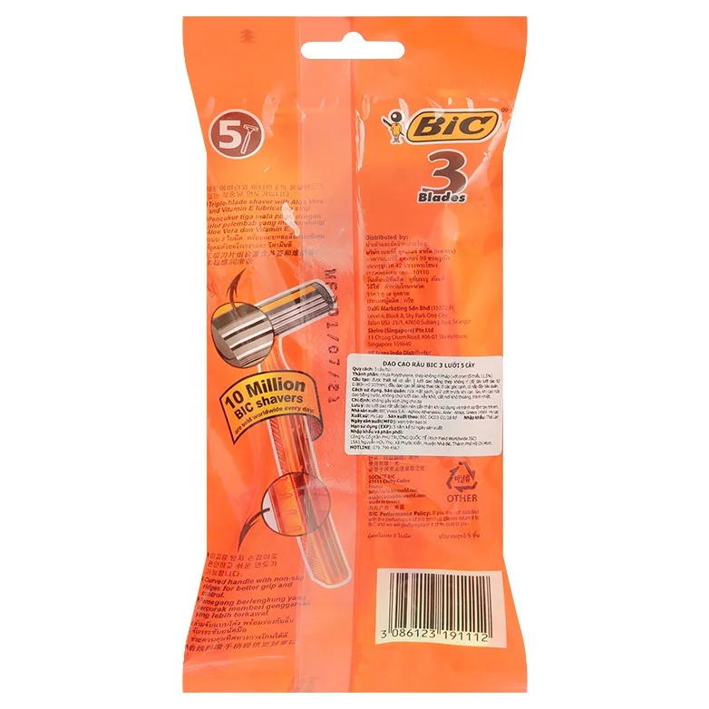 3 BLADE RAZOR PACK 5
