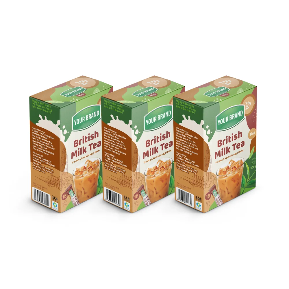 Reliable Wholesale Matcha Tea Powder Delicious Vietnam Tea Sachet Packaging Tea Box Packaging