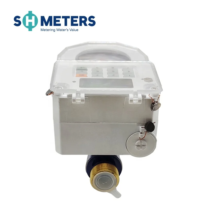 15mm-20mm sts prepaid water meter with customer interface unit