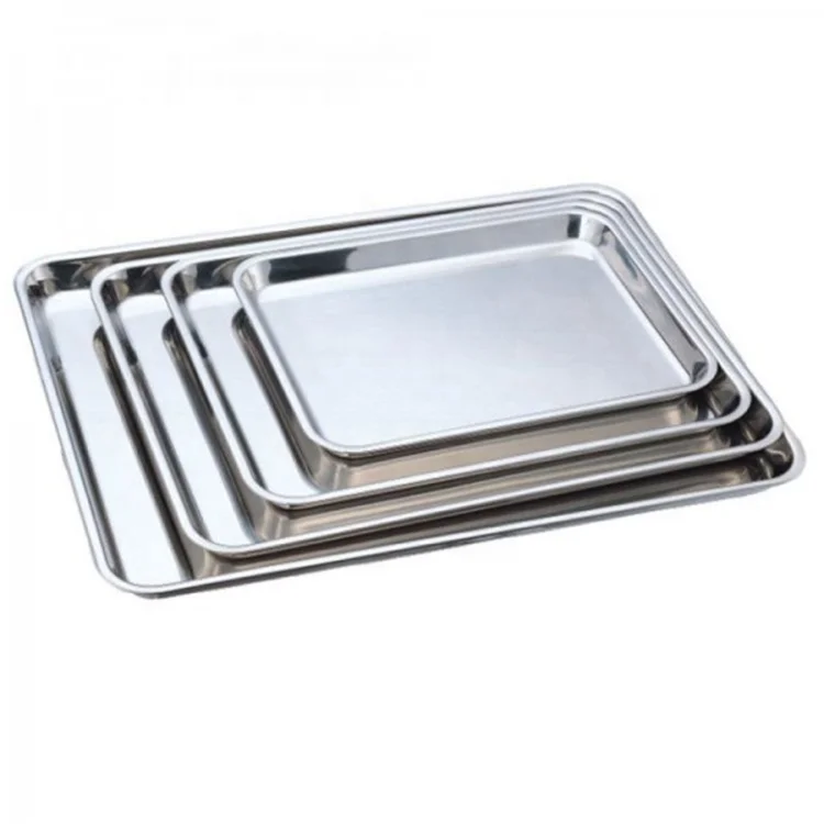 Made in Sialkot Pakistan Manufacturer Supplier Best Seller Stainless Steel Hollow Ware Trays For Multi Purpose Uses GERMED ENT