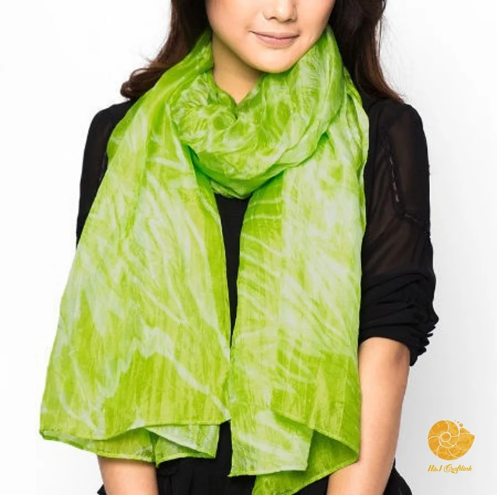 2021 Vietnam Silk Scarf - Bohemian Style - OEM, ODM - Small Orders Accepted - 100% Pure Silk Shibori Tye Dye Scarf