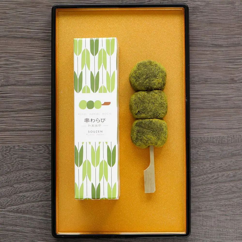 Japanese rice cake on sticks