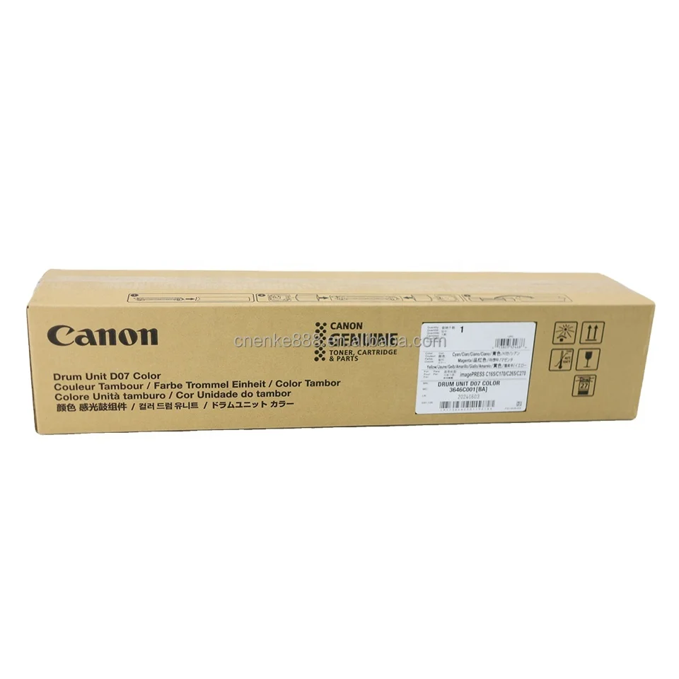 Оригинальный цветной барабанный блок CANON D07 для барабанного блока C615 C170 C265 C270 3646C001