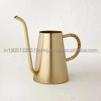 Custom Metal Garden Watering Can Galvanized Water Cans For Planting With Green Enamel watering cans For Garden and Homes