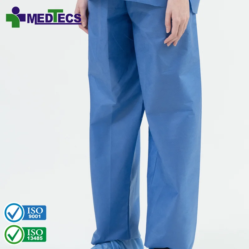 Woman Disposable Scrub Nurse Uniforms Sets Men Scrub Suit for Doctor and Nurse