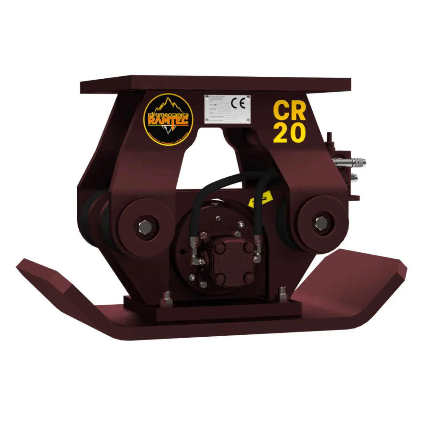 Factory Price for Ramtec CR 20 Small Hydraulic Soil Compactor Plate Vibrator Machine for Excavator