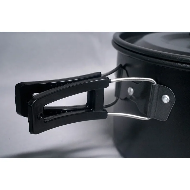 2023 Economical non stick aluminum pot pentole multi function camping cooking pot cookware set Amal