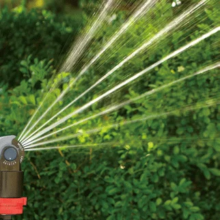 Trident 6-Spike Base Water Pattern Gear Drive Multifunctional Garden Sprinkler for Efficient Irrigation of Watered Areas