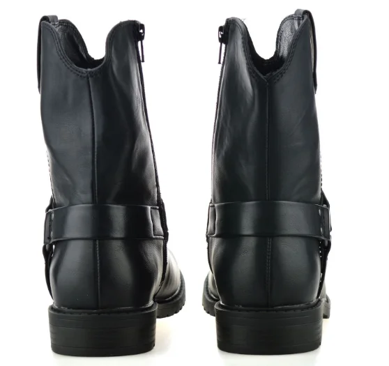Manufacturer Pleated Design Service Custom Logo Fashion High Quality Reproduction Mens Ankle Boots