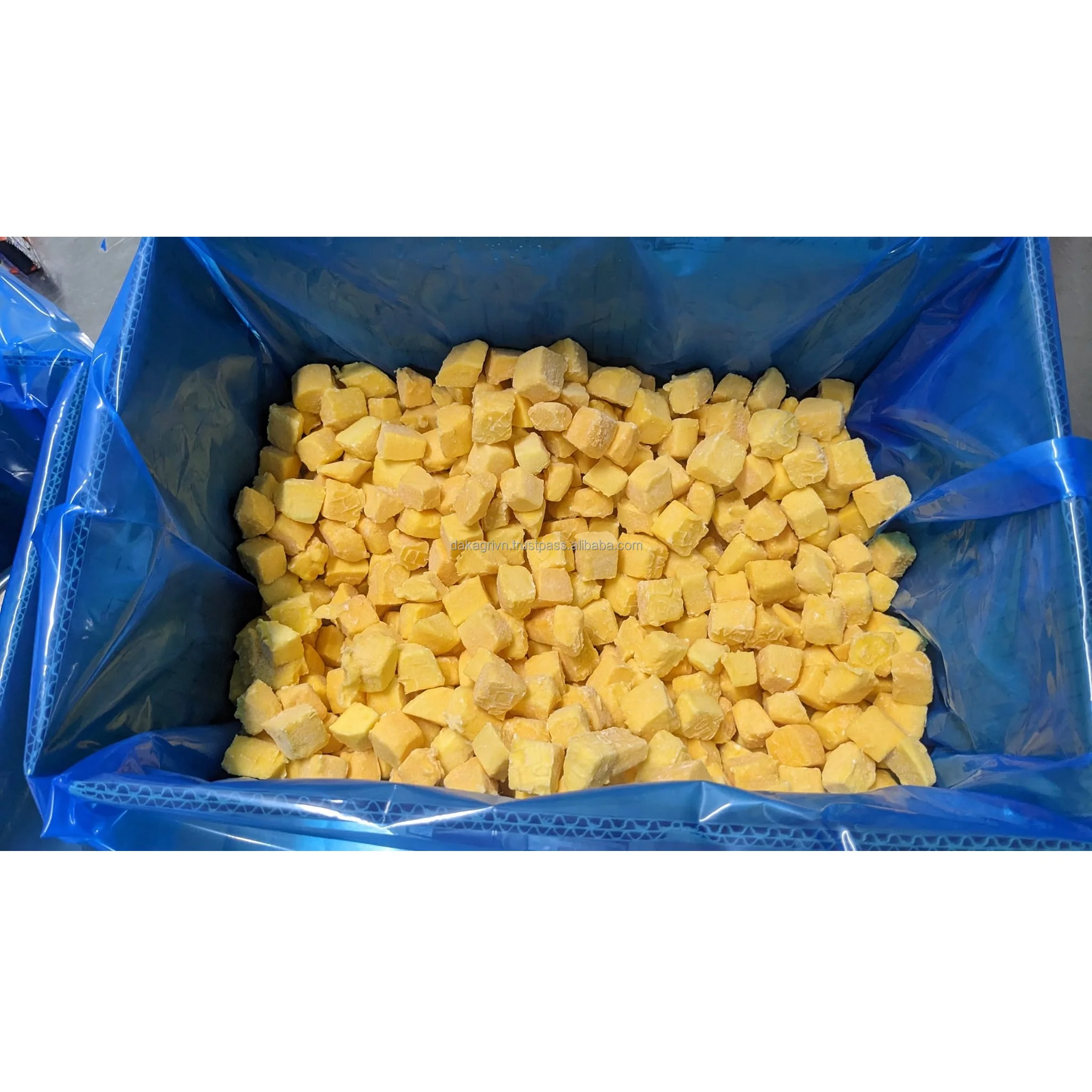 100% New Product Agriculture Common OEM Natural Sweet Vietnam 24 months Shelf Life Eat directly IQF Frozen Mango Chunk