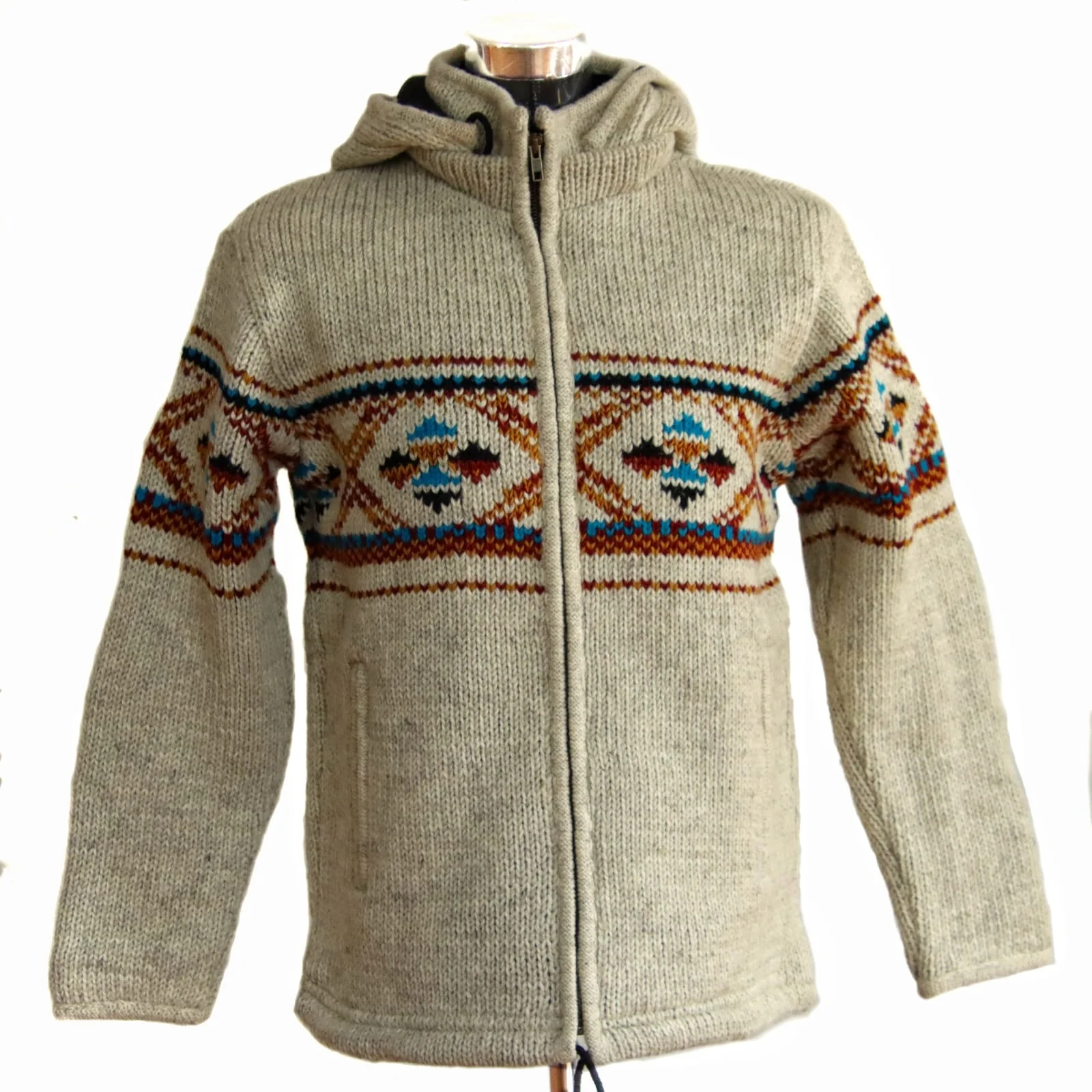 Winter Wool HippyJacket Cardigan Hoodies  Winter  Wholesale Clothing Handloom Good Coat Cheap Fast Delivery Unisex Made In Nepal