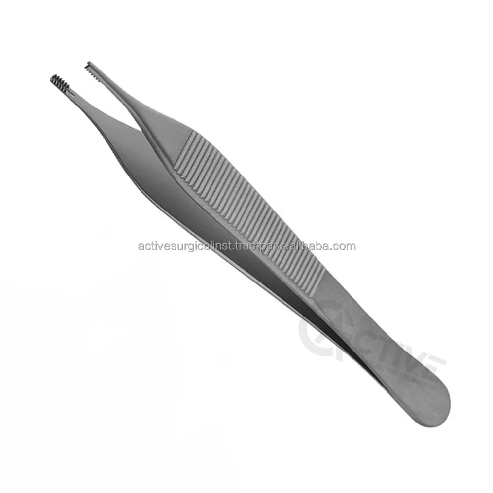 High Quality Adson Brown Tissue Forceps with 7 x7 Teeth Length 12 cm / 15 cm Surgical Instruments Stainless Steel Reusable