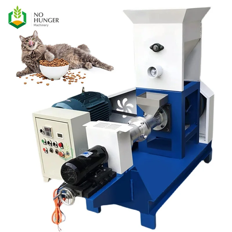 Animal Pet Feed Pellet Mill Extruder Machine For Press Making Processing Production Manufacture