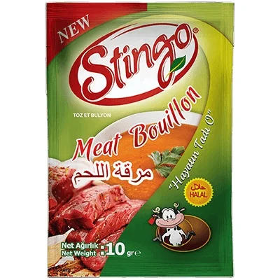 Beef Powder Bouillon Halal Mixed Spices & Seasonings Light Yellow Powder Salty Spicy Beef / Meat