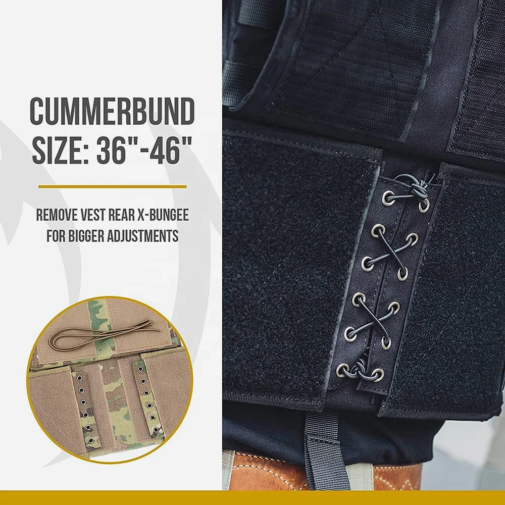 2022 Hunting Vests Black Color Paintball Military Vests Pocket Style Custom Made Paintball Tactical Vests