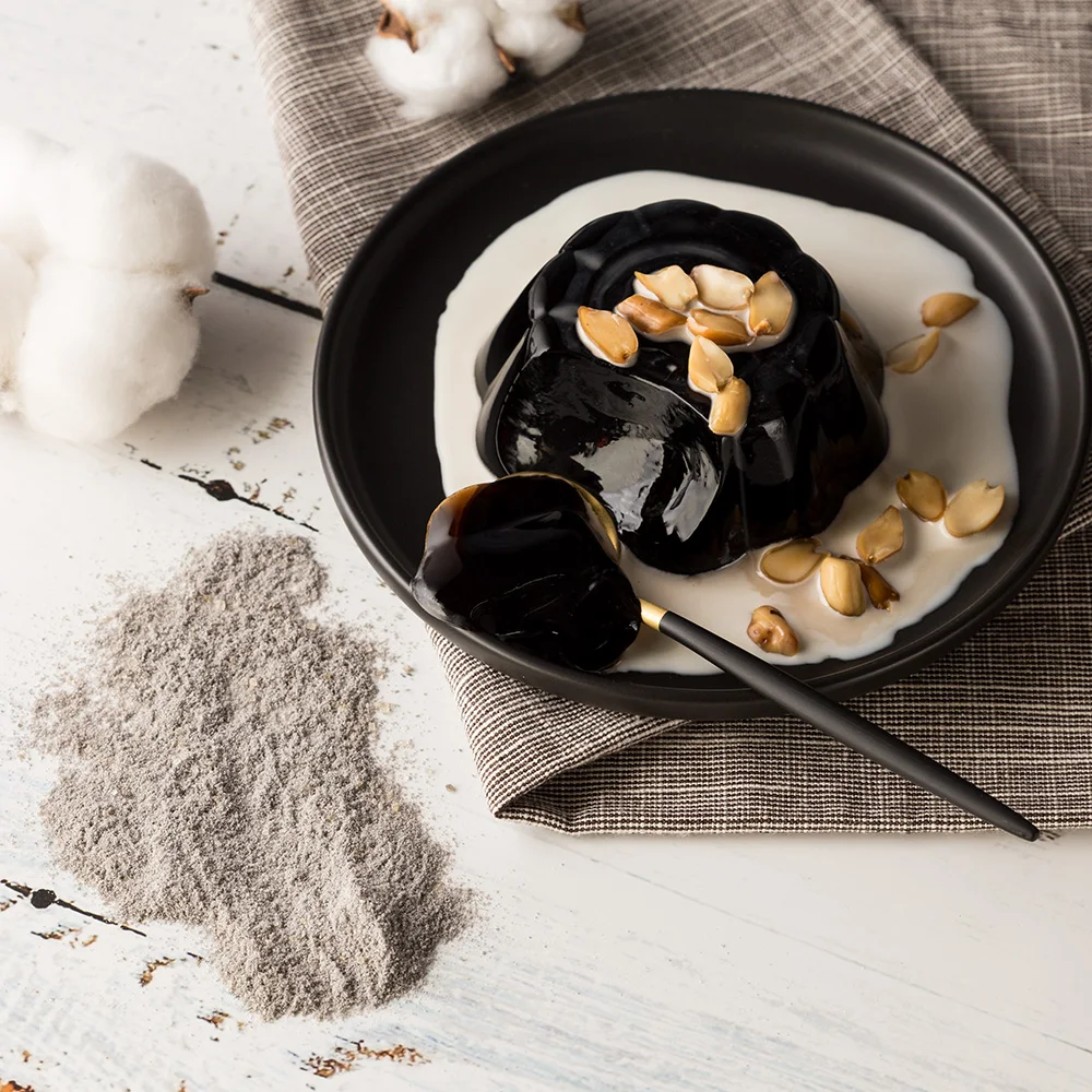 Grass Jelly Powder Pudding Jelly Powder for Boba Bubble Tea Ingredients Taiwan Made