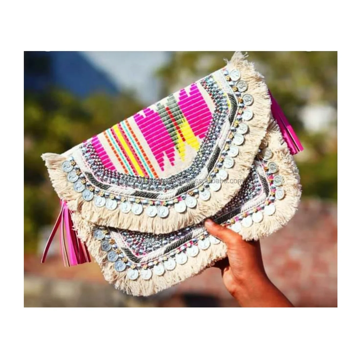 Direct factory transfer Wedding Clutch bag wholesale Ladies Clutch Bag Indian Handcrafted Evening Bag Handbag Guru Kirpa Export