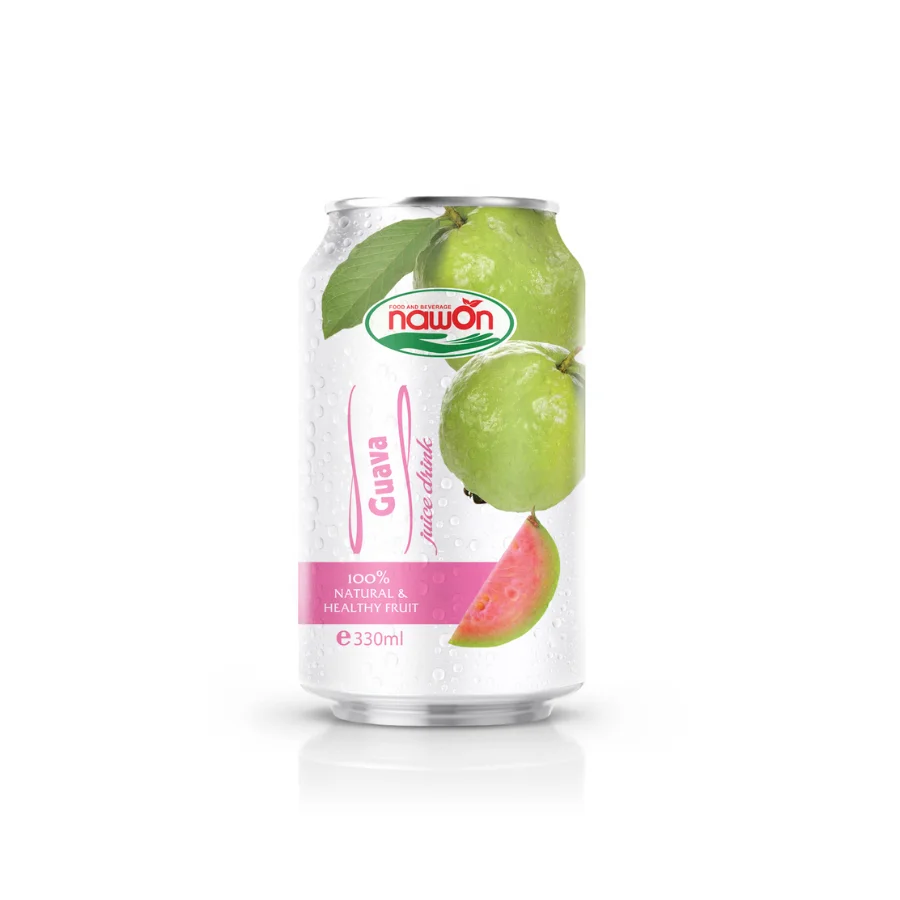 Wholesale Best Seller Nawon Pink Guava 30% Concentrated Fruit Juice 330ml Flavored Filtered Bulk Packaging Made in Vietnam