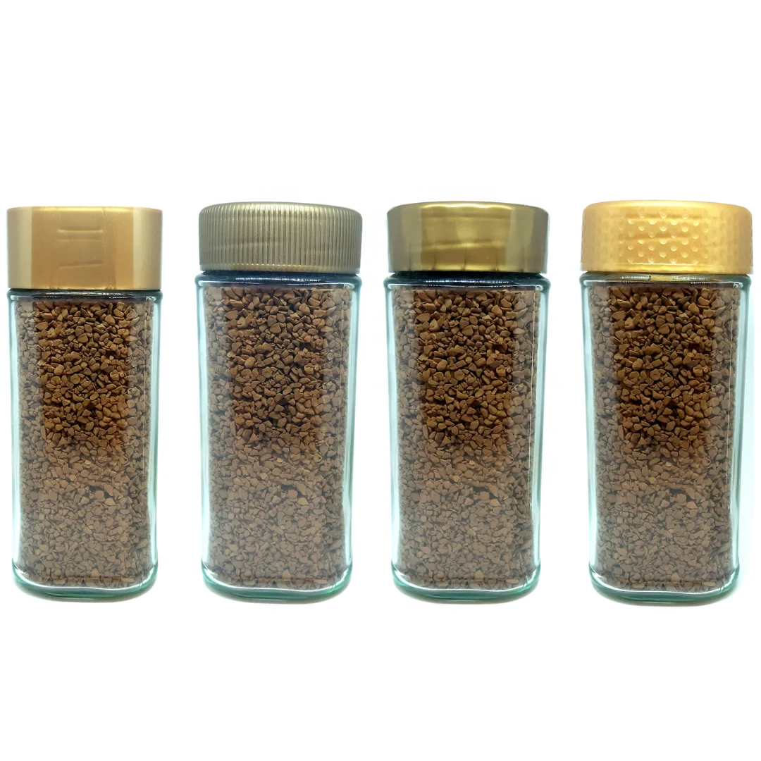 Top Ranking Supplier JAS certified AFCASOLE freeze dried coffee powder Glass Jar Private Label Packaging