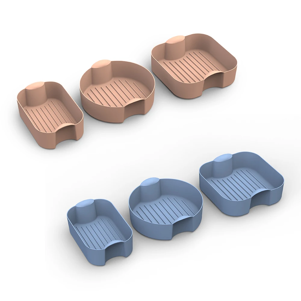 Smartpan Customized Logo Wholesale Price Air Fryer Liners Square Silicone Liners Pot Basket For Air Fryer