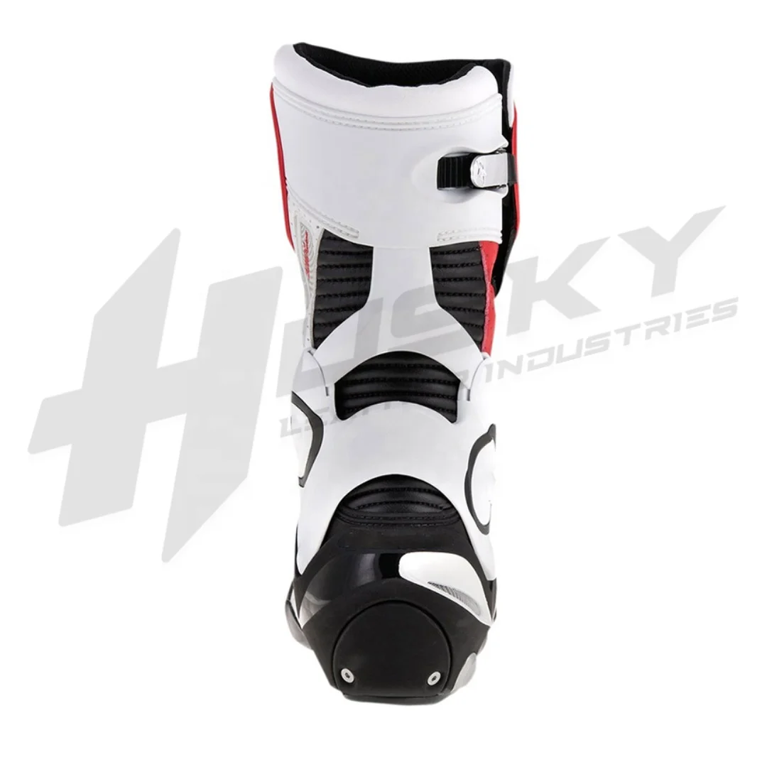 Новейший дизайн от производителя мотоциклетных ботинок/кожаные гоночные ботинки для мотоциклов/мужские кожаные водителей