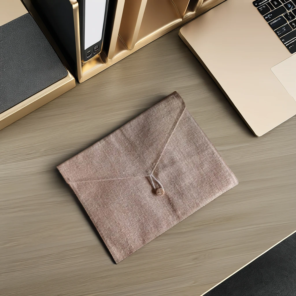 Wholesale Eco Friendly Jute A3 Envelope Folder Sustainable & Stylish Document Holder