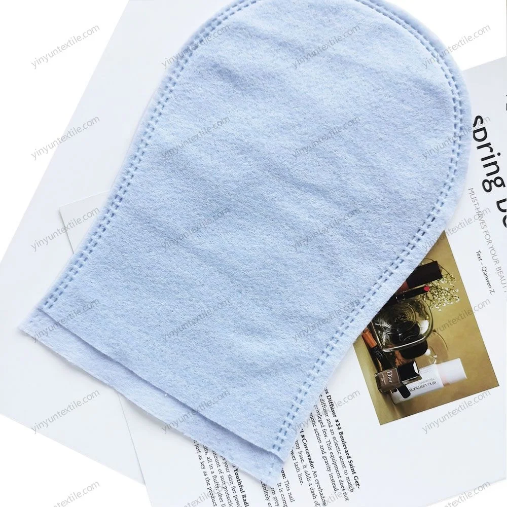 Disposable Adult Wash Deodorant Glove Wipes Bed Bath Patient Skin Care Wipes Unscented Body Bathing Gloves
