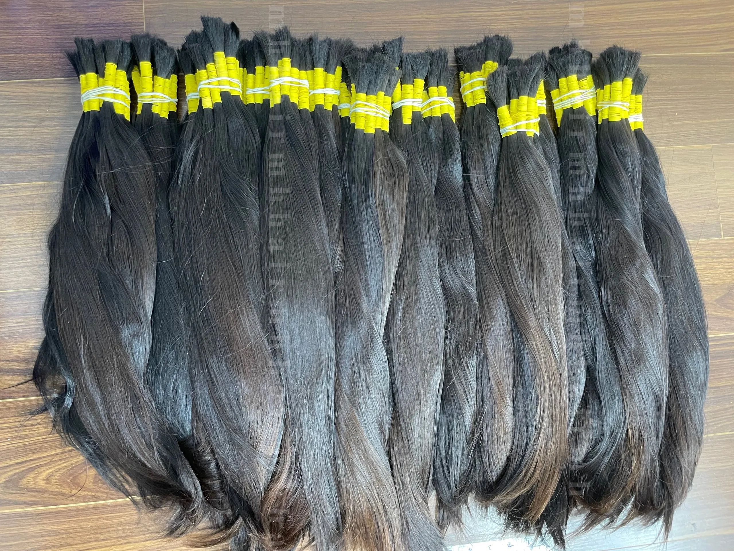 Single Donnor Raw Baby Hair 100% Vietnamese High Quality Natural Color Straight Style Hair Bulk in Large Quantity MH Trust