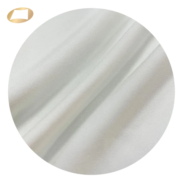 Smooth hand feel 89 nylon 11 spandex peach moss double jersey fabric