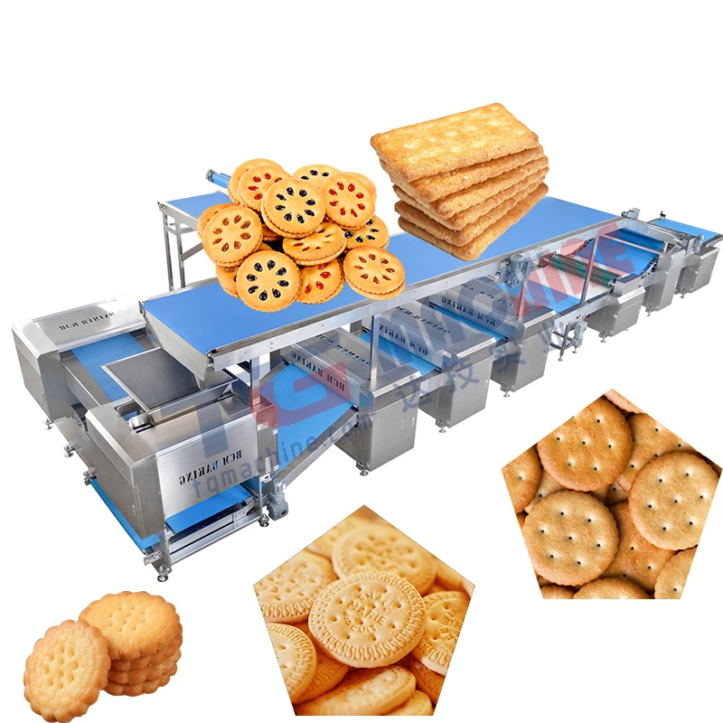 High speed operation biscuit equipment cookie maker hard biscuit former machine