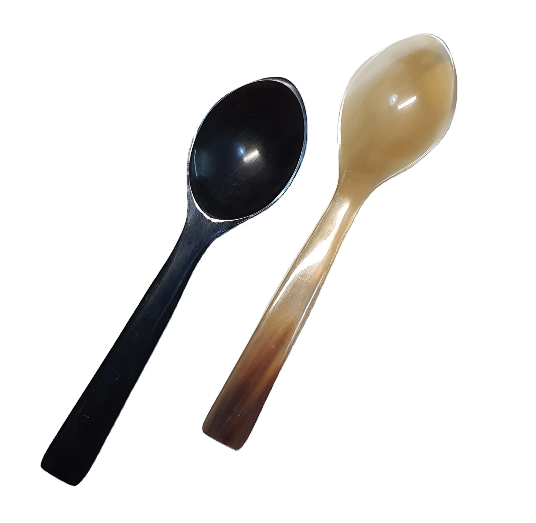 High quality Horn Spoons with Handle Water Buffalo Horn Spoons serving spoon hot selling product for home and hotel Vietcrafts