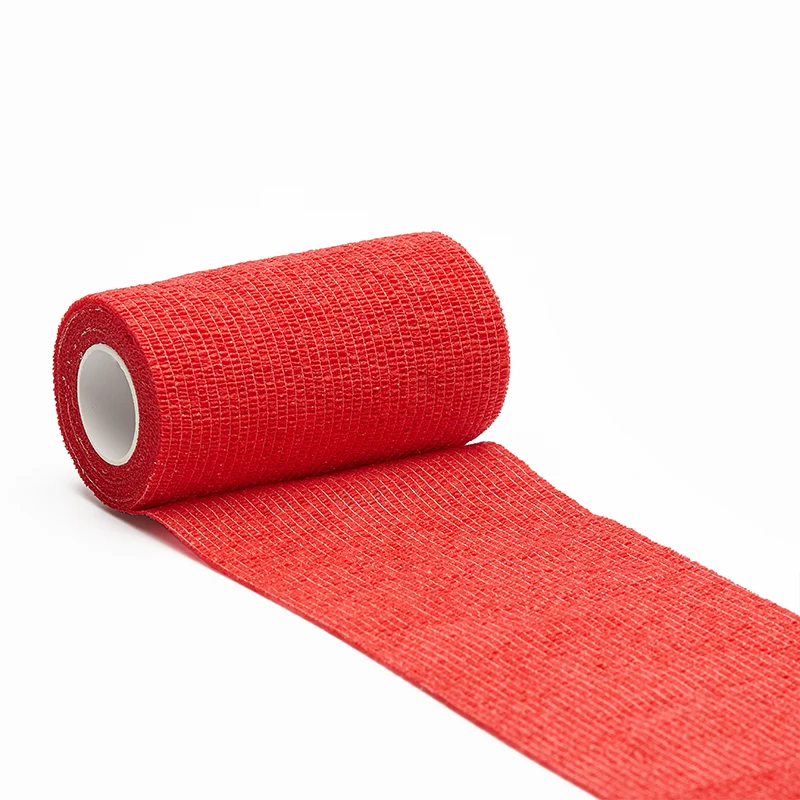 Elastic Non Woven Cohesive Bandage for Sports, First Aid Medical, Wrist, Ankle Sprains, Swelling and Vet Wrap Adhesive Bandage